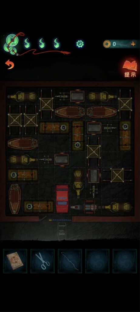 紙嫁衣7《卿不負》攻略-第三章-聽妄，停車場的倉庫番小遊戲