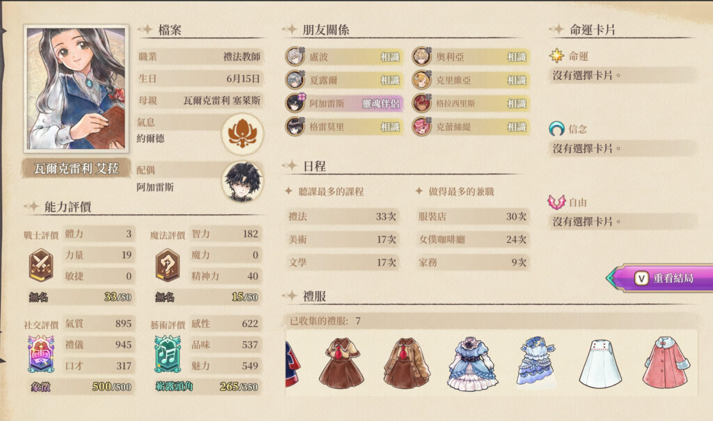 美少女夢工場6-預言之子-禮法教師結局數值